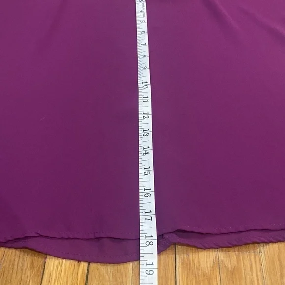 Cold Shoulder Top Purple - Picture 9 of 10